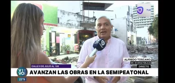 Fredy Toscano se refirió a las obras en la semipeatonal