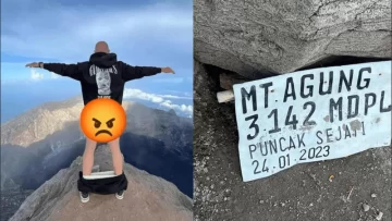 Turista se bajó los pantalones en una montaña sagrada en Bali y fue denunciado