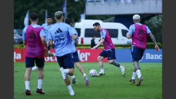 La agenda de la Selección: entrenamiento por la mañana, viaje a Paraguay y luego a Santiago del Estero