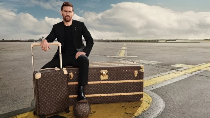 Lionel Messi posó para la nueva campaña de Louis Vuitton: la reacción de Antonela Rocuzzo