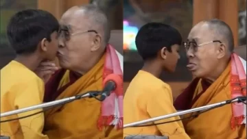 El Dalai Lama se disculpó por besar en la boca a un niño y pedirle que le “chupara la lengua”