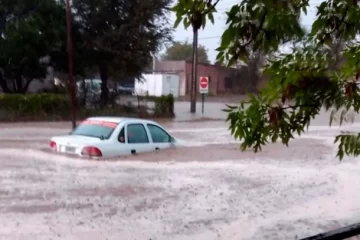 VIDEO: fuerte temporal en Santa Rosa, La Pampa