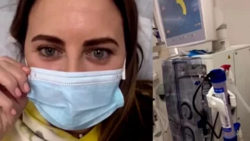 “Sin esta máquina no viviría”: el video de Silvina Luna donde muestra su rutina de diálisis