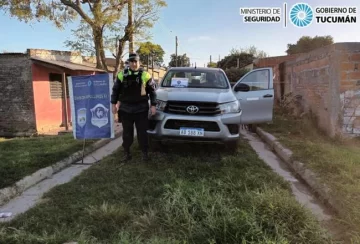 La policía recuperó una camioneta 4×4 que fue robada