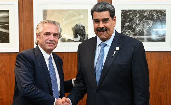 La oposición criticó a Alberto Fernández por la foto con Nicolás Maduro: “Siempre del lado equivocado”