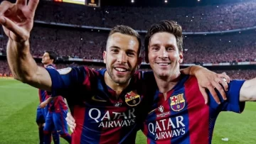 El emotivo mensaje de Messi a Jordi Alba en su despedida del Barcelona: “Fuiste más que un compañero”