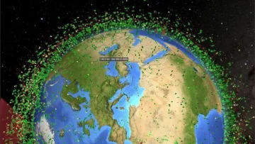 Así se ve el mapa interactivo que revela todos los satélites y la peligrosa basura espacial que flota alrededor de la Tierra