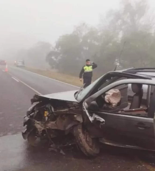 Violento accidente vehicular en La Ramada