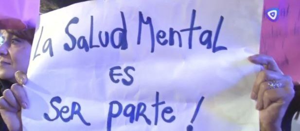 Protestas del personal de salud mental del Siprosa