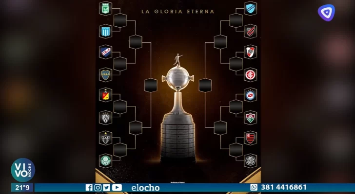 Los equipos argentinos conocieron a sus rivales para los octavos de final de la Copa Libertadores