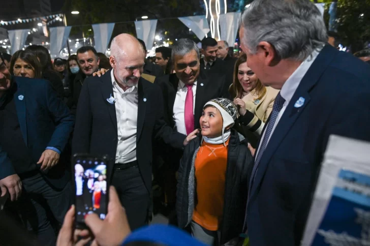 Horacio Rodríguez Larreta y Gerardo Morales estuvieron en Tucumán participando de la vigilia por el 9 de julio