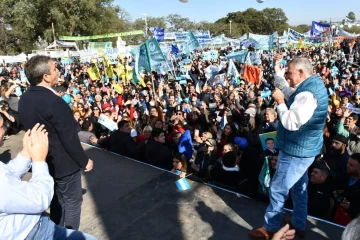 Jaldo destacó la organización partidaria: “Estamos superando las 65.000 personas aquí en Banda del Río Salí”