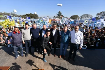 Juan Manzur y Sergio Massa encabezaron el acto de “Unión por la Patria” en Tucumán