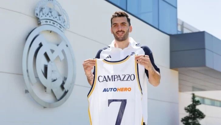 Básquet: Facundo Campazzo fue anunciado como refuerzo del Real Madrid