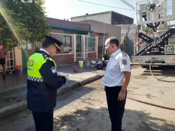 Se desató un incendio en una panadería familiar