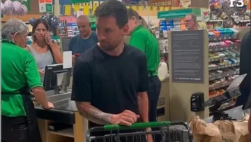 ¿Changuito lleno para todo el mes?: furor por la presencia de Messi en un supermercado en Miami