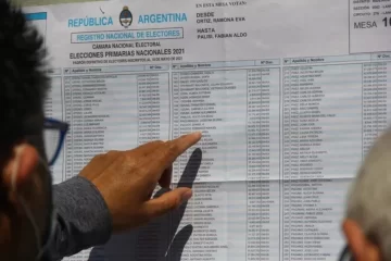 ¿Dónde voto? Consultá el padrón definitivo para las Paso nacionales del 13 de agosto