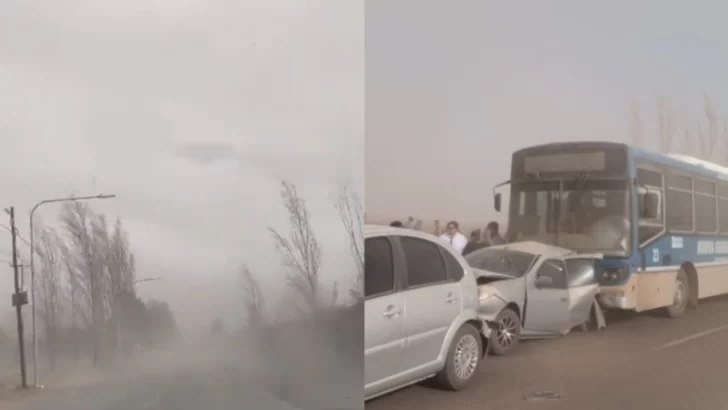 Impactantes videos del viento Zonda en Mendoza: se reportó dos víctimas fatales por las fuertes ráfagas