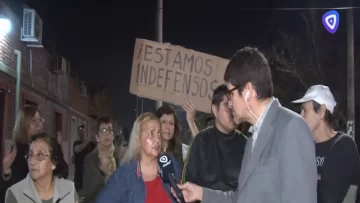 Vecinos de Villa Alem se manifestaron pidiendo seguridad a las autoridades