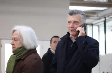 El ex presidente, Mauricio Macri, emitió su voto