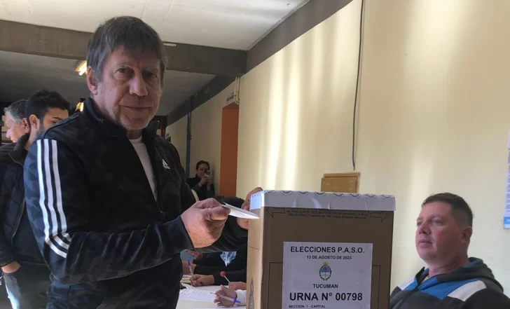 Votó Ricardo Bussi, precandidato a Diputado Nacional