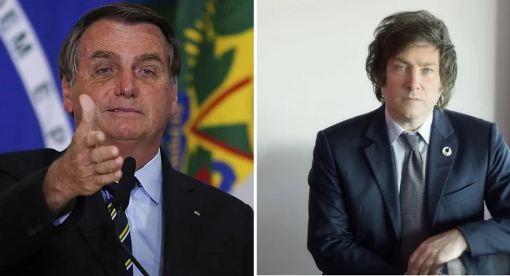 Bolsonaro le deseó suerte a Milei para las PASO y aseguró que tienen “muchas cosas en común”