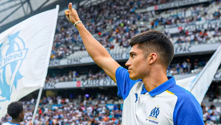 Joaquín Correa fue presentado como nuevo jugador del Olympique de Marsella