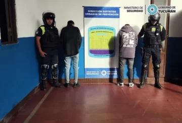 Dos hombres fueron aprehendidos por el robo de un celular