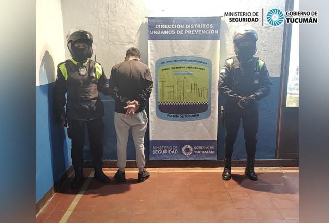 Aprehendieron a un hombre por robos y disturbios en la zona del Abasto