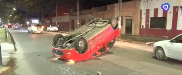 Se produjo un fuerte accidente vial en la capital tucumana