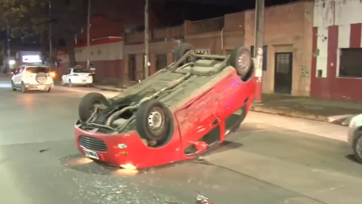 Se produjo un fuerte accidente vial en la capital tucumana