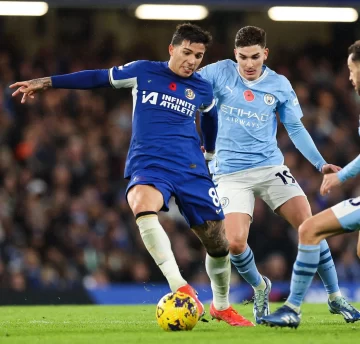 Chelsea y Manchester City empataron en un emocionante partido de la Premier League