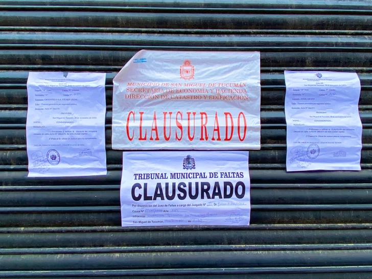 El Tribunal de Faltas Municipal clausuró el Mercado Persia