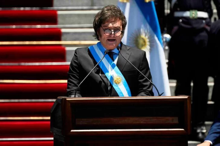 Javier Milei asumió  la presidencia de Argentina