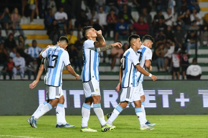 Preolímpico Sudamericano: Argentina goleó a Chile y clasificó a la fase final