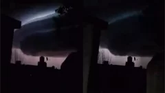 La amenazante “nube-ovni” que surcó el cielo cordobés en medio del temporal