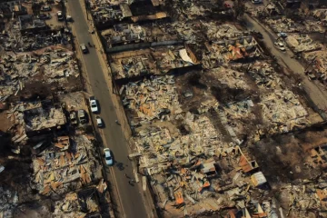 Chile: decretaron toque de queda en Valparaíso y Viña del Mar por incendios forestales