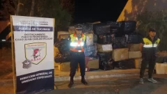 La Policía incautó 120 cubiertas de origen extranjero sin aval aduanero