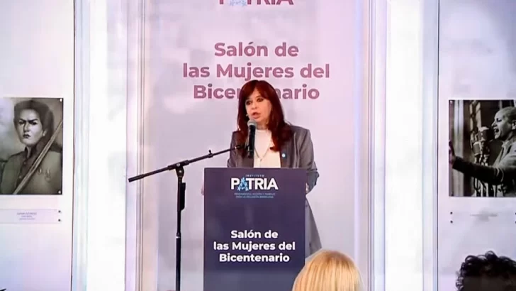 Cristina Kirchner: “Estamos ante una fuerza política que tiene un problema con las mujeres”