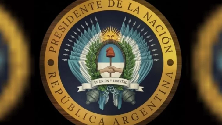 El Gobierno difundió el nuevo logo del Presidente de la Nación