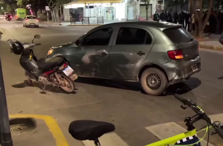 Se produjo un accidente de tránsito en avenida Avellaneda y Marcos Paz