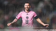 Lionel Messi, el “Mejor Jugador del Mes” en la Major League Soccer