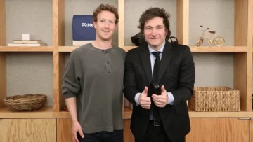 Milei se reunió con Mark Zuckerberg en Estados Unidos en busca de inversiones en tecnología