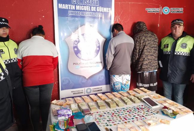 Personal policial desbarató un clan dedicado a la venta de drogas