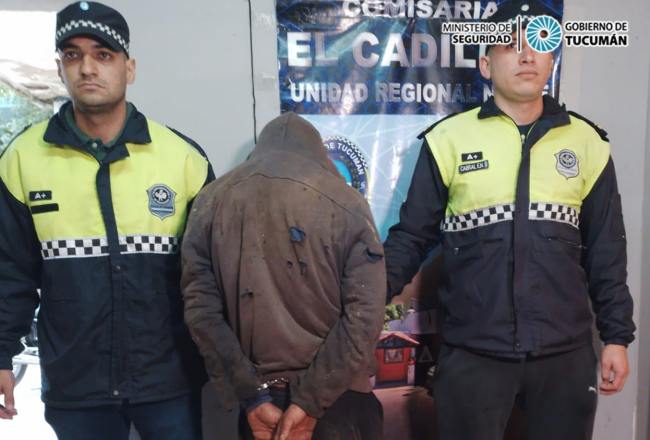 Detuvieron a un delincuente que atemorizaba a vecinos de “El Cadillal” y “Las Mesadas”