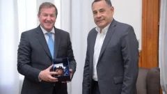 El ministro Amado se reunió con el secretario de Prensa de la Presidencia