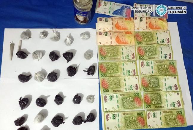 Personal policial interceptó a un joven que trasladaba marihuana