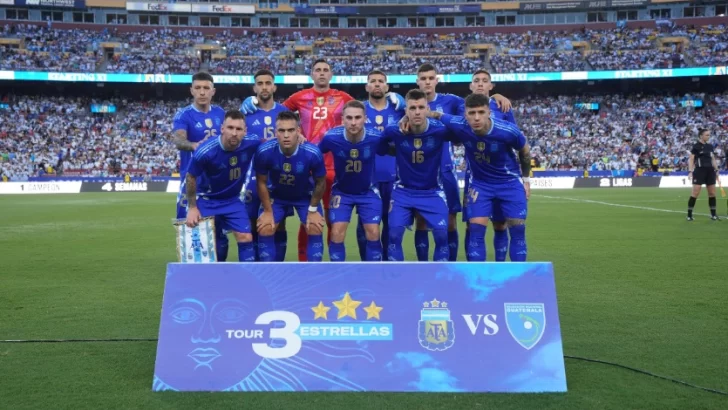La Selección Argentina goleó a Guatemala en el cierre de la gira previa a la Copa América