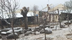 La nieve llegó este martes a los Valles Calchaquíes