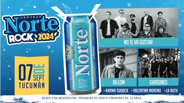 El Norte Rock regresa a Tucumán el 7 de septiembre en Yerba Buena